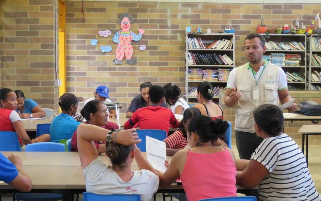 Colectivo AFE Antioquia-Alianza para el Desarrol: Inspiración y compromiso colectivo durante el encuentro comunitario  en el corregimiento de Siete Vueltas