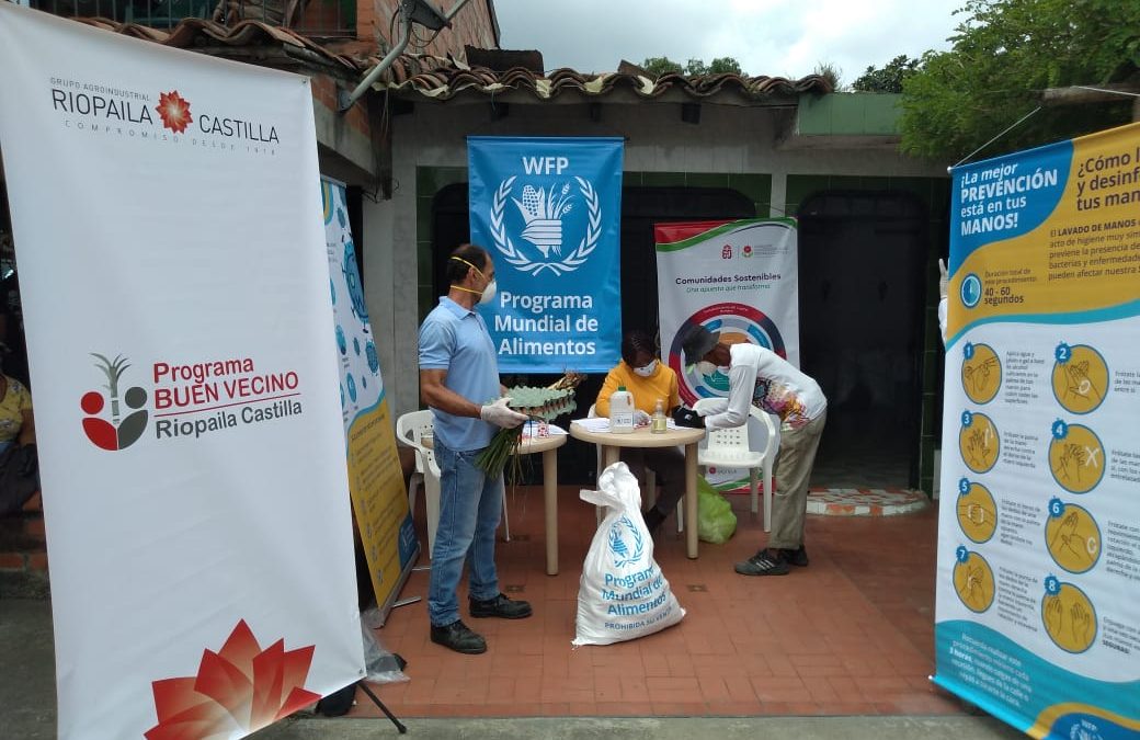 Fundación Riopaila Castilla y El Programa Mundial De Alimentos Se Unen Para Asistir A 3000 Personas Durante Emergencia Por Covid-19