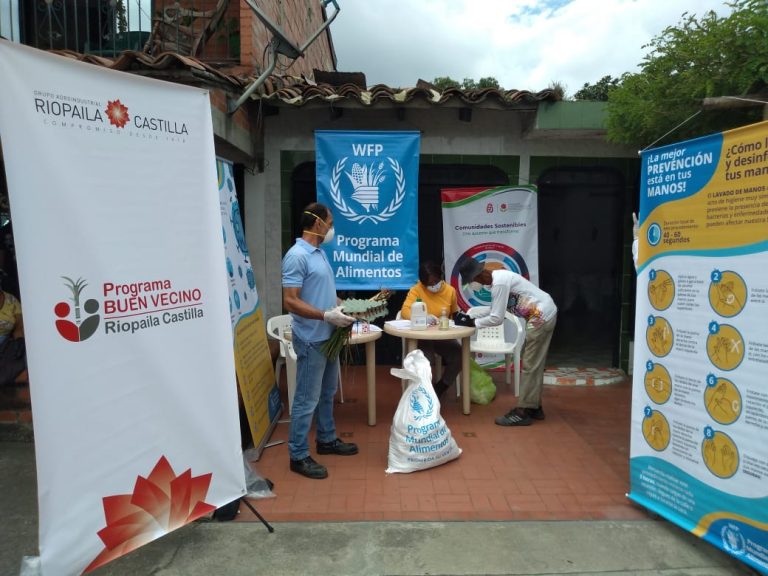 Fundación Riopaila Castilla y El Programa Mundial De Alimentos Se Unen Para Asistir A 3000 Personas Durante Emergencia Por Covid-19