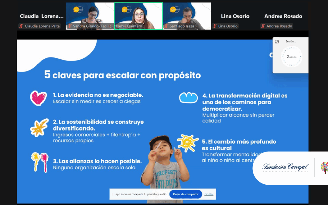 Del conocimiento compartido al impacto sostenible: aprendizajes para escalar